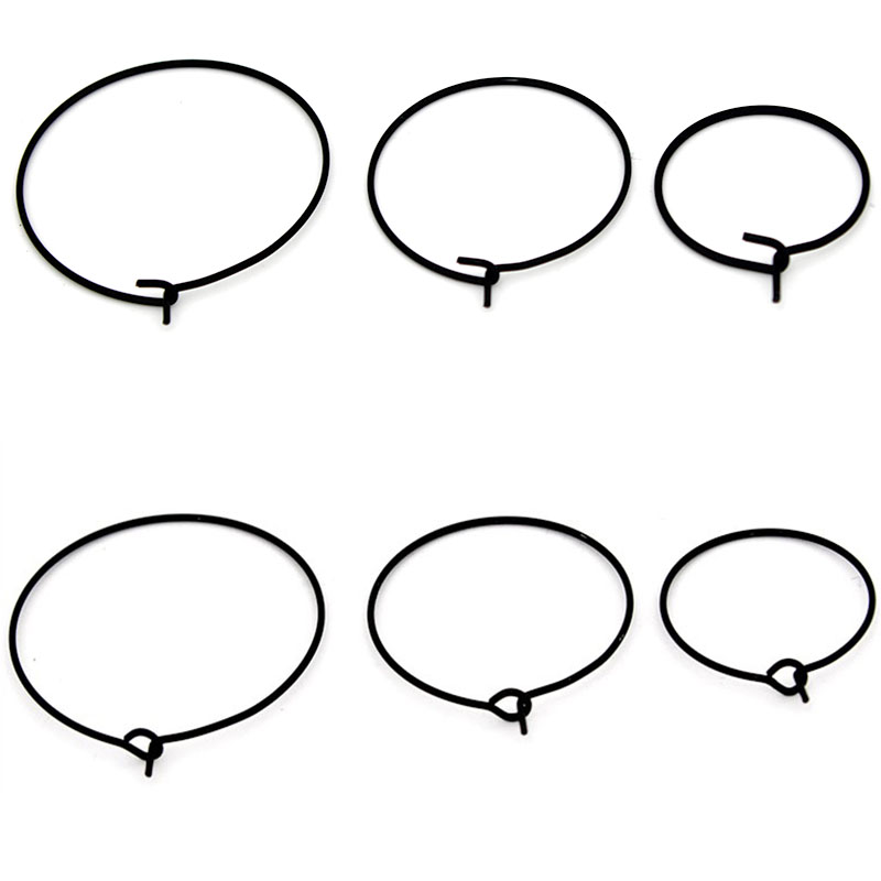 Hoop Earrings - 20Pcs 20mm 25mm 30mm Stainless Steel