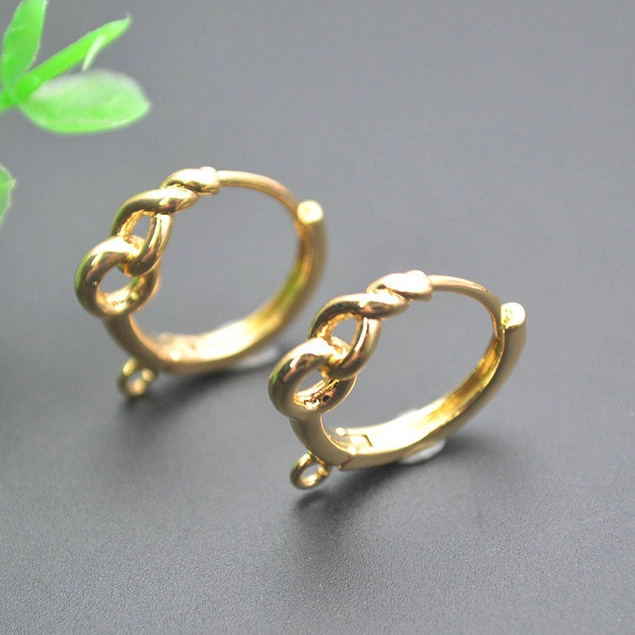 30pc Twisted Round Circle 18K  - Hoop Earrings 评论和价格