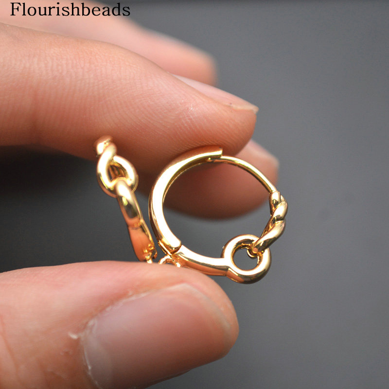 30pc Twisted Round Circle 18K  - Hoop Earrings 评论和价格
