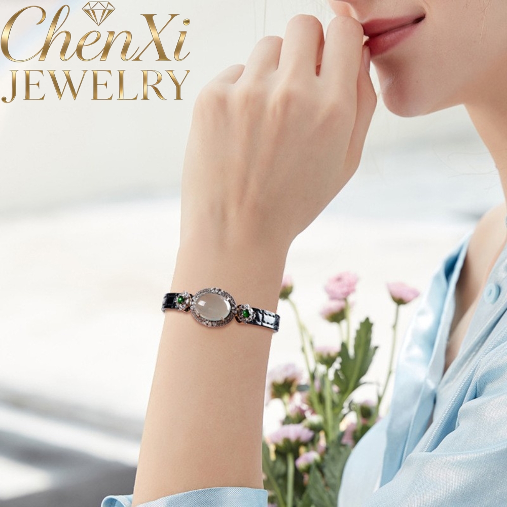 High-End Natural A-Grade Blue  - Fine Jewelry Watches Women 评论和价格