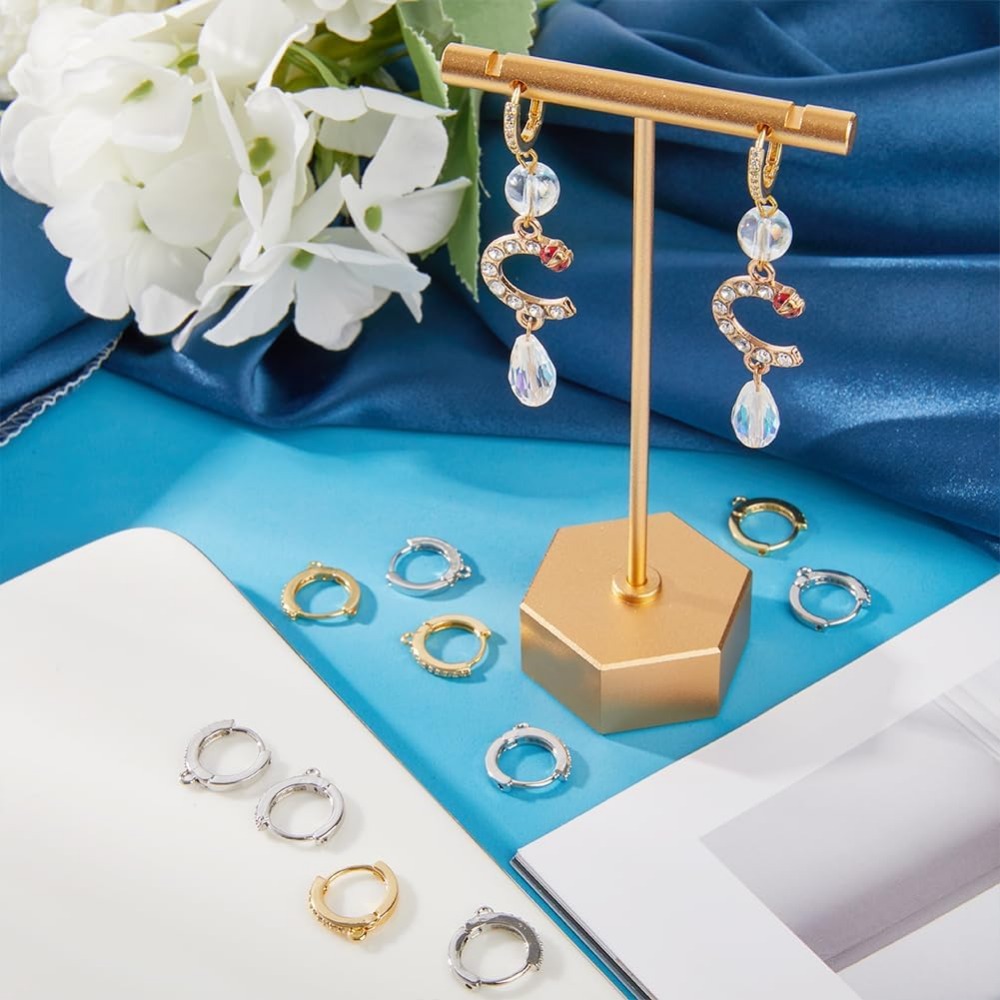 1 Box 12Pcs Round Leverback Ho - Hoop Earrings 评论和价格