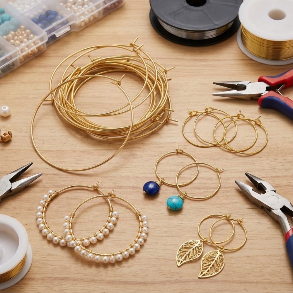 50Pcs 316 Stainless Steel 15 2 - Hoop Earrings 评论和价格