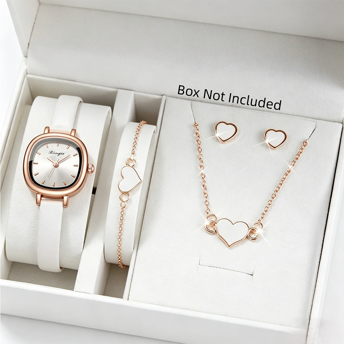 5PCS Fashion Square Dial Women - Fine Jewelry Watches Women 评论和价格