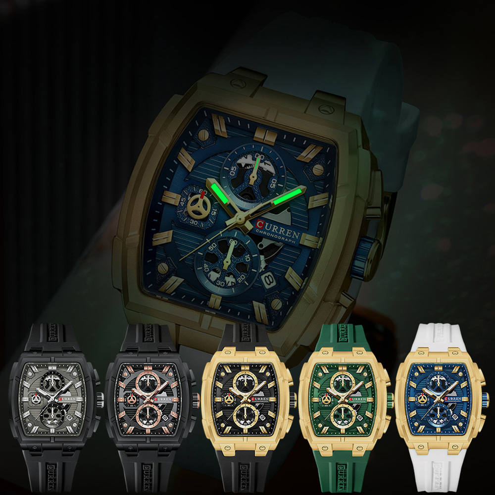 CURREN Luxury Vintage Watch fo - Jewelry And Watches 评论和价格