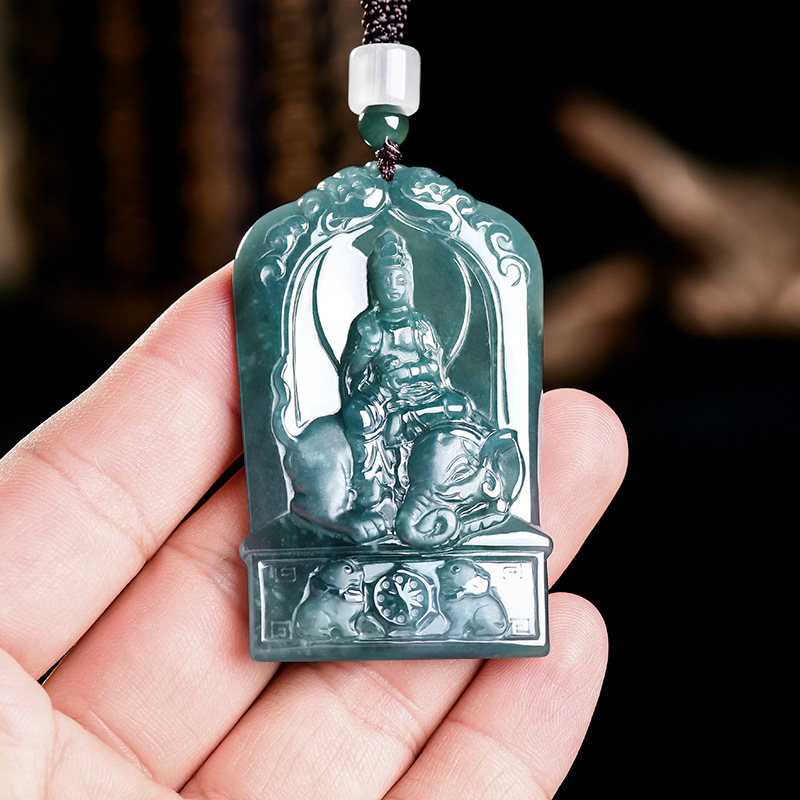 Natural Burmese Jadeite Guanyi - Jewelry & Watches Spółka Z Ograniczoną Odpowiedzialnością Sp Z Oo 评论和价格