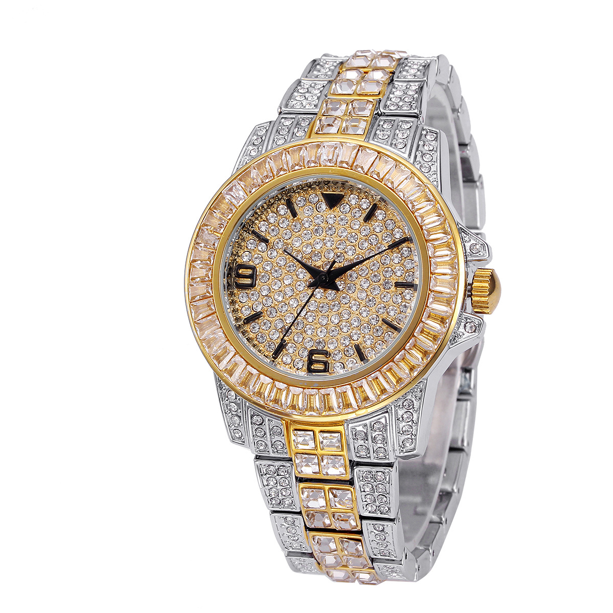 Luxury Full Stone Quartz Watch - Jewelry And Watches 评论和价格