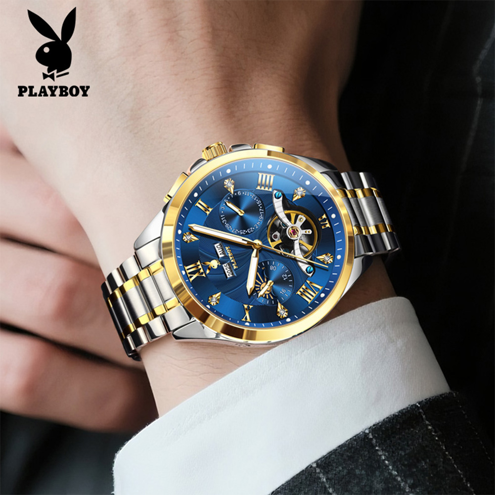 PLAYBOY 3090 Luxury Men's Auto - Rolex Watch Daytona 评论和价格