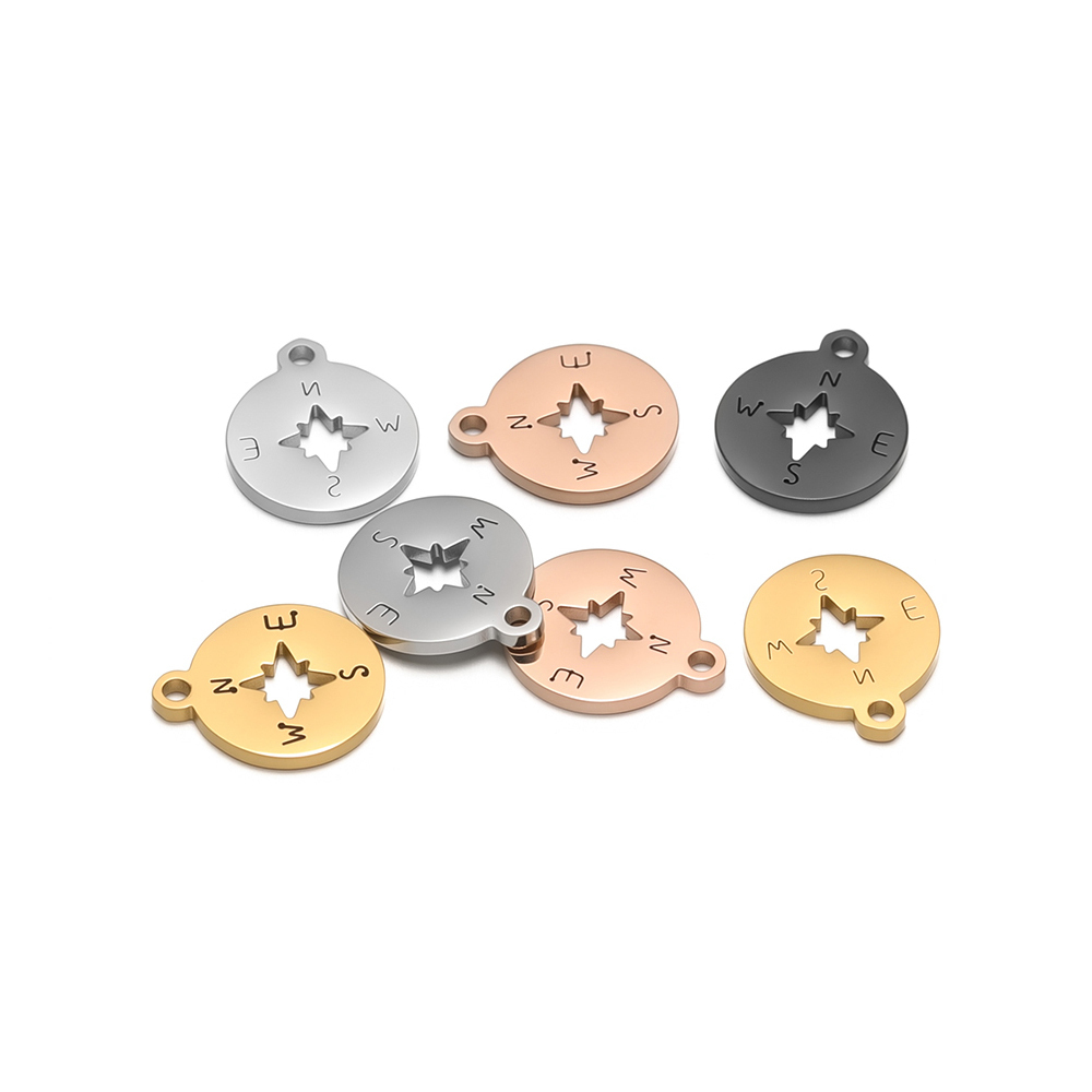 5Pcs Waterproof Stainless Stee - Hoop Earrings 评论和价格