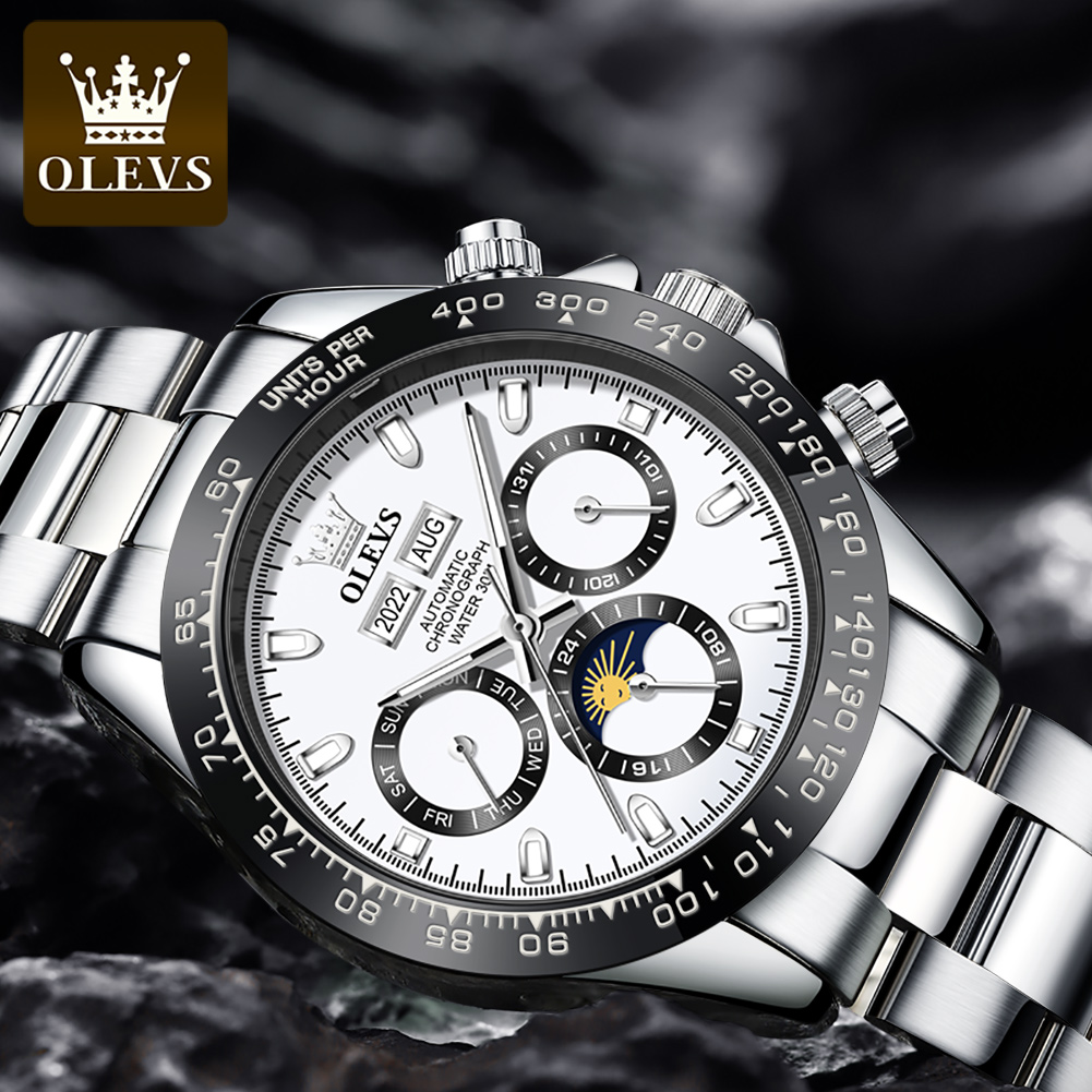 OLEVS 6654 Luxury Mens Watch C - Rolex Watch Daytona 评论和价格