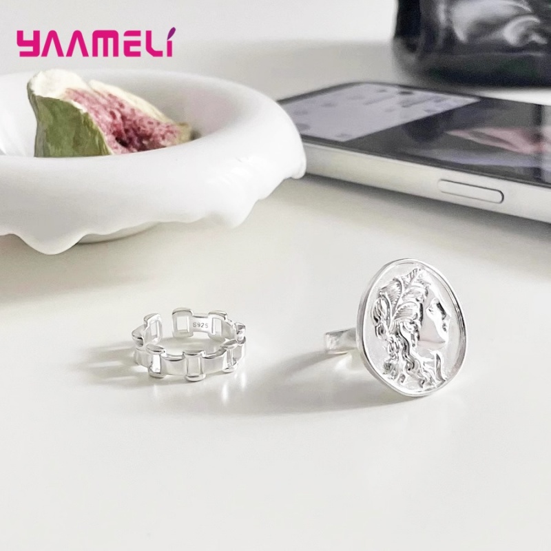 925 Silver  Watch Chain Rings  - Fine Jewelry Watches Women 评论和价格