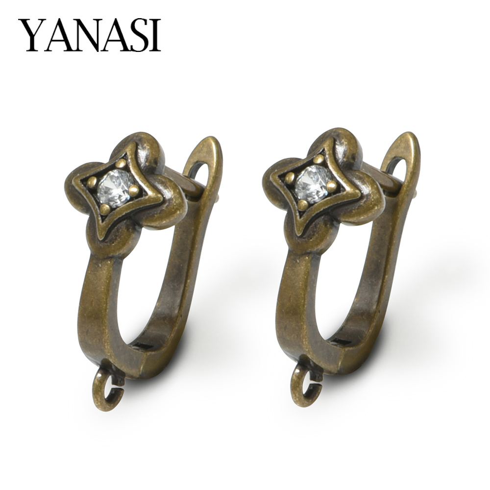NEW 1 Pair Antique Bronze Bras - Hoop Earrings 评论和价格