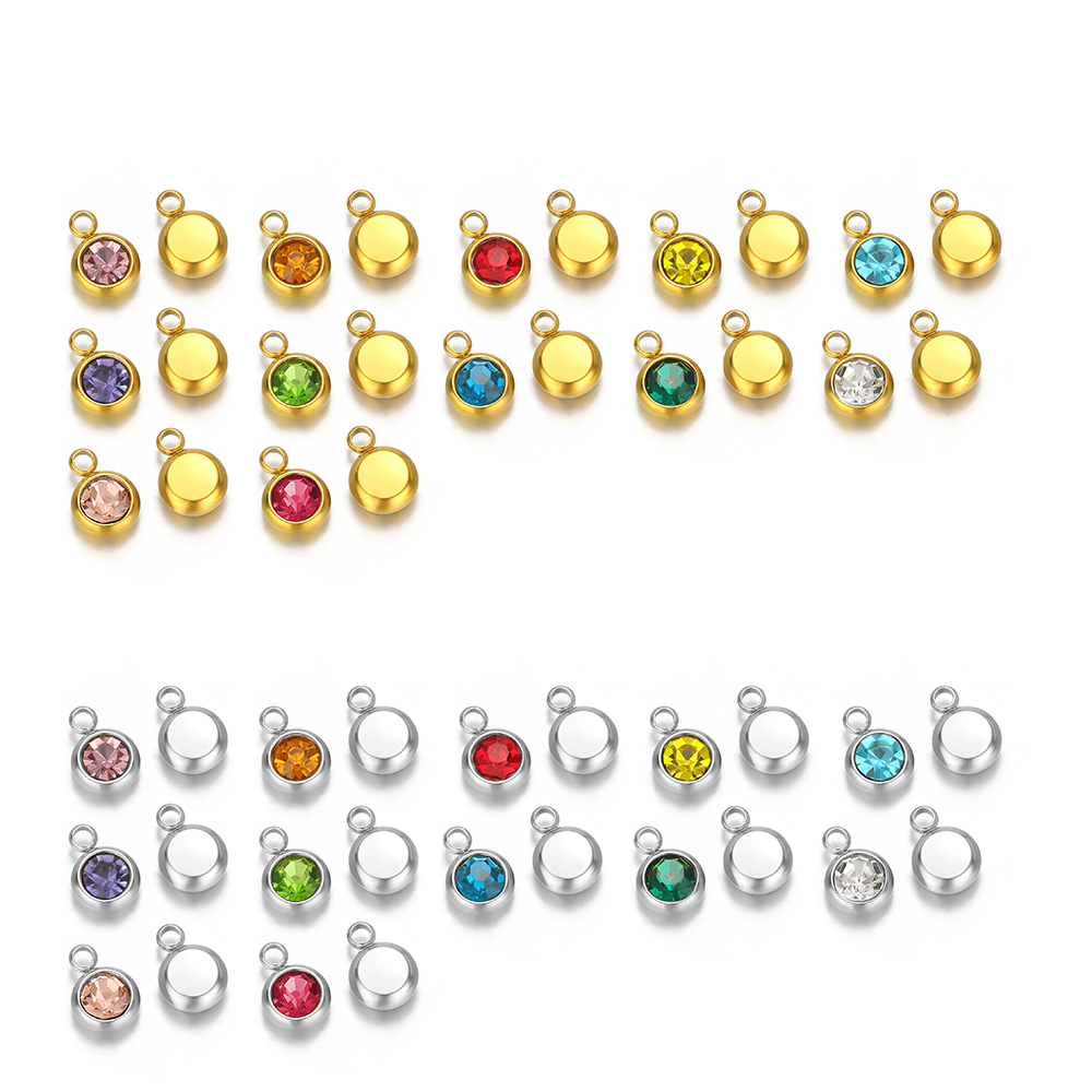 20pcs Zircon Beads Pendants St - Hoop Earrings 评论和价格