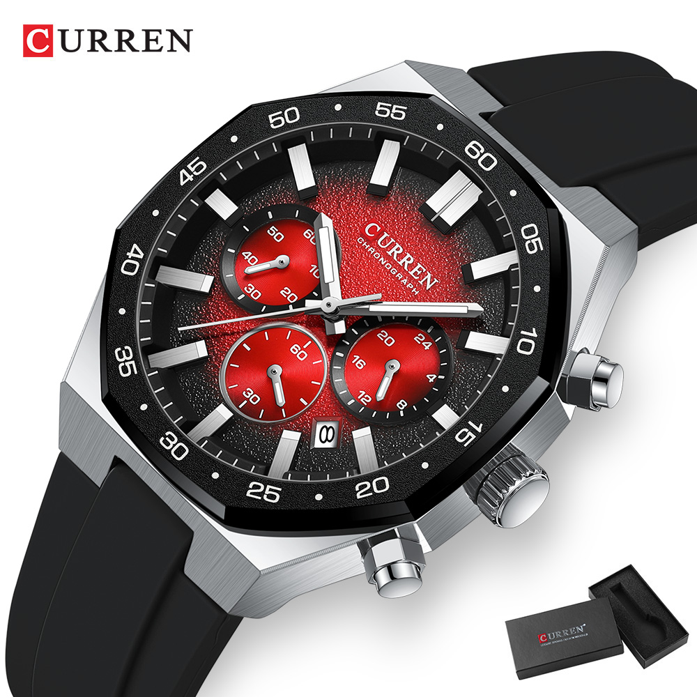 CURREN Fashion Casual Men Spor - Jewelry And Watches 评论和价格