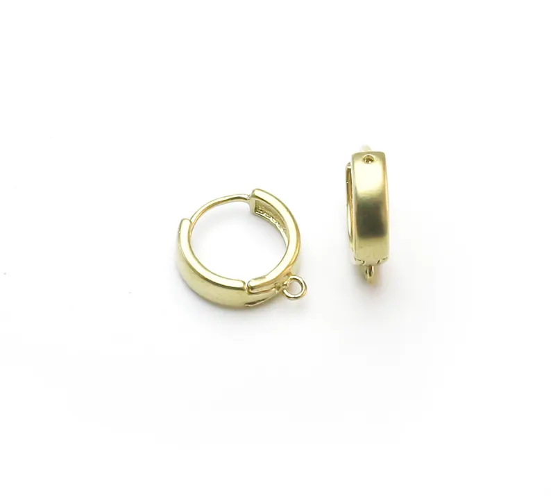 10pcs Round Earring Hoops, Hug - Hoop Earrings 评论和价格