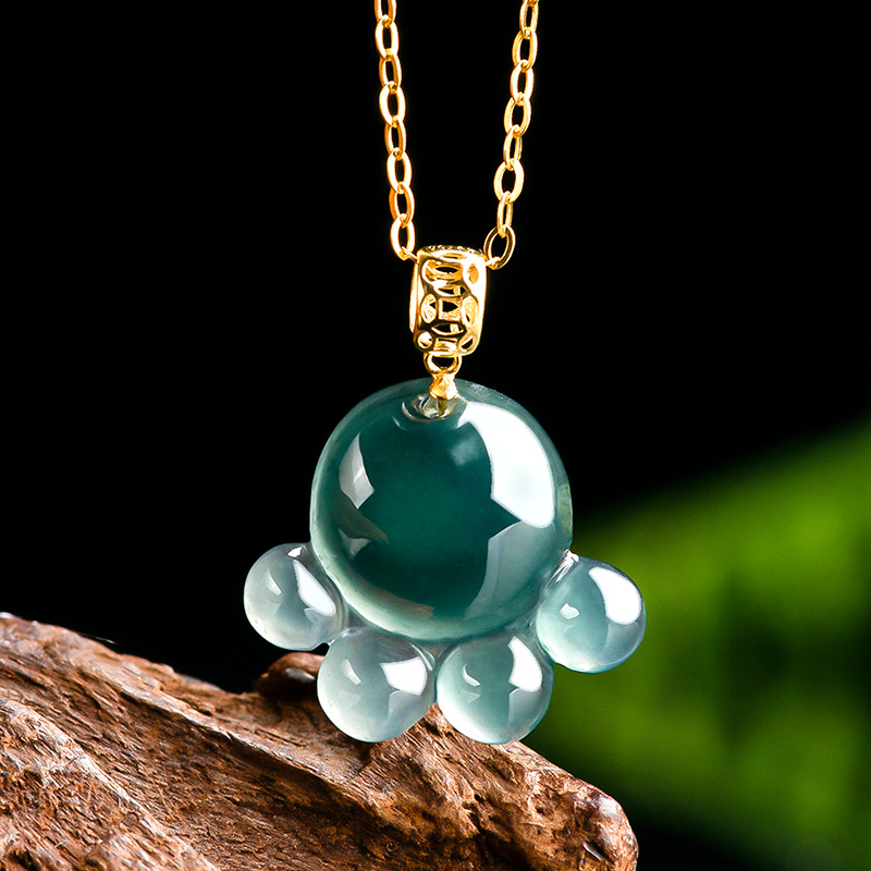 Natural Real Emerald Blue Wate - Jewelry & Watches Spółka Z Ograniczoną Odpowiedzialnością Sp Z Oo 评论和价格
