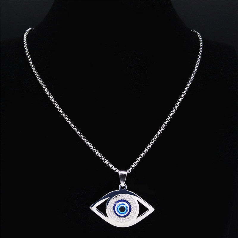 Islam Hamsa Evil Blue Eye Neck - Jewelry & Watches Spółka Z Ograniczoną Odpowiedzialnością Sp Z Oo 评论和价格